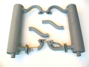 181 251 050 - 1973 ORIGINAL STYLE DUAL MUFFLER EXHAUST